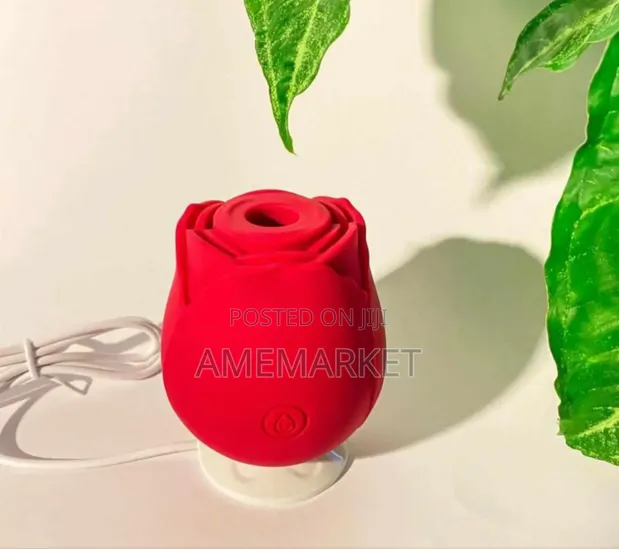 Red Rose Vibrator. Tongue Licking Oral Nipple Clit Sucking for sale