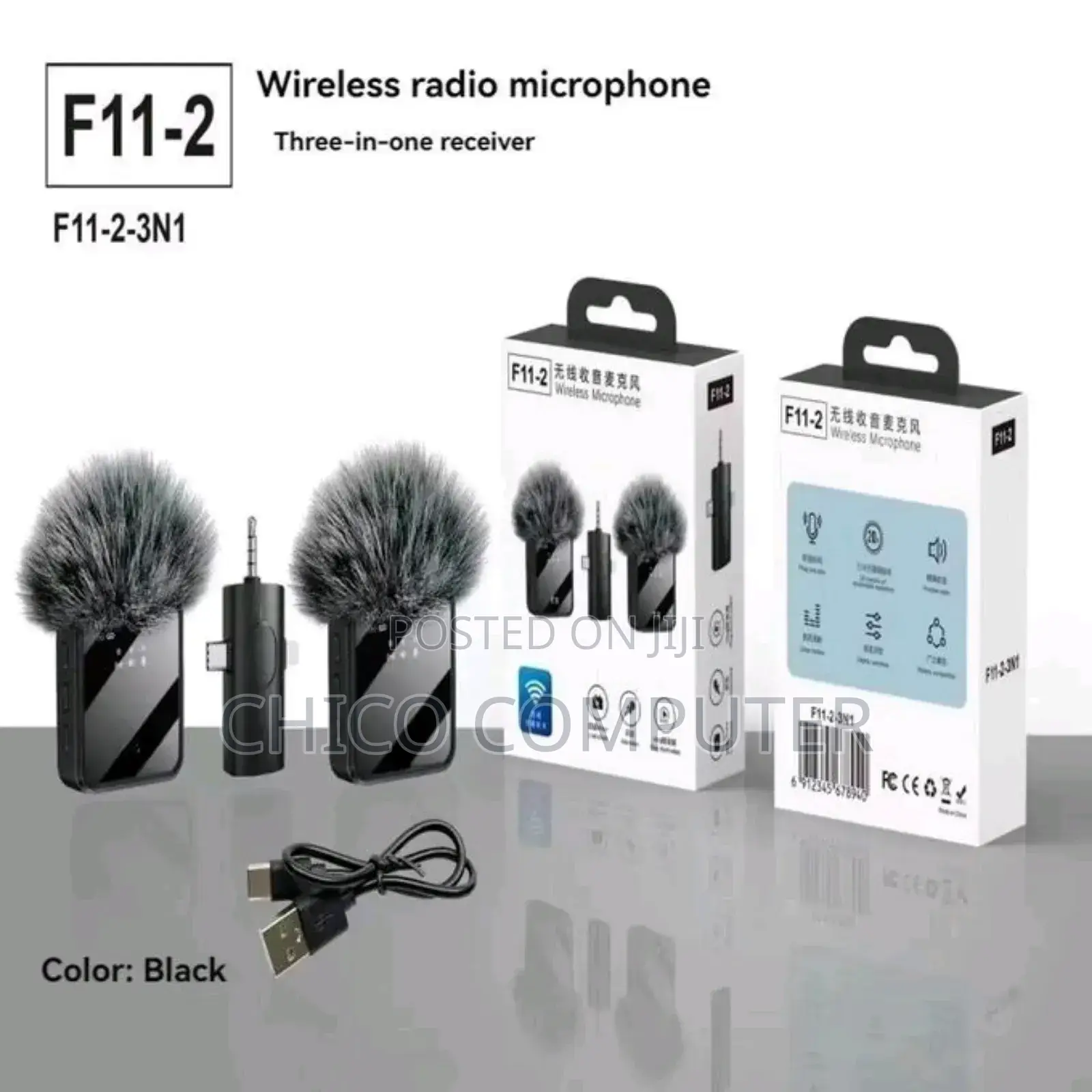 F11 -2 Wireless Microphone Lapel