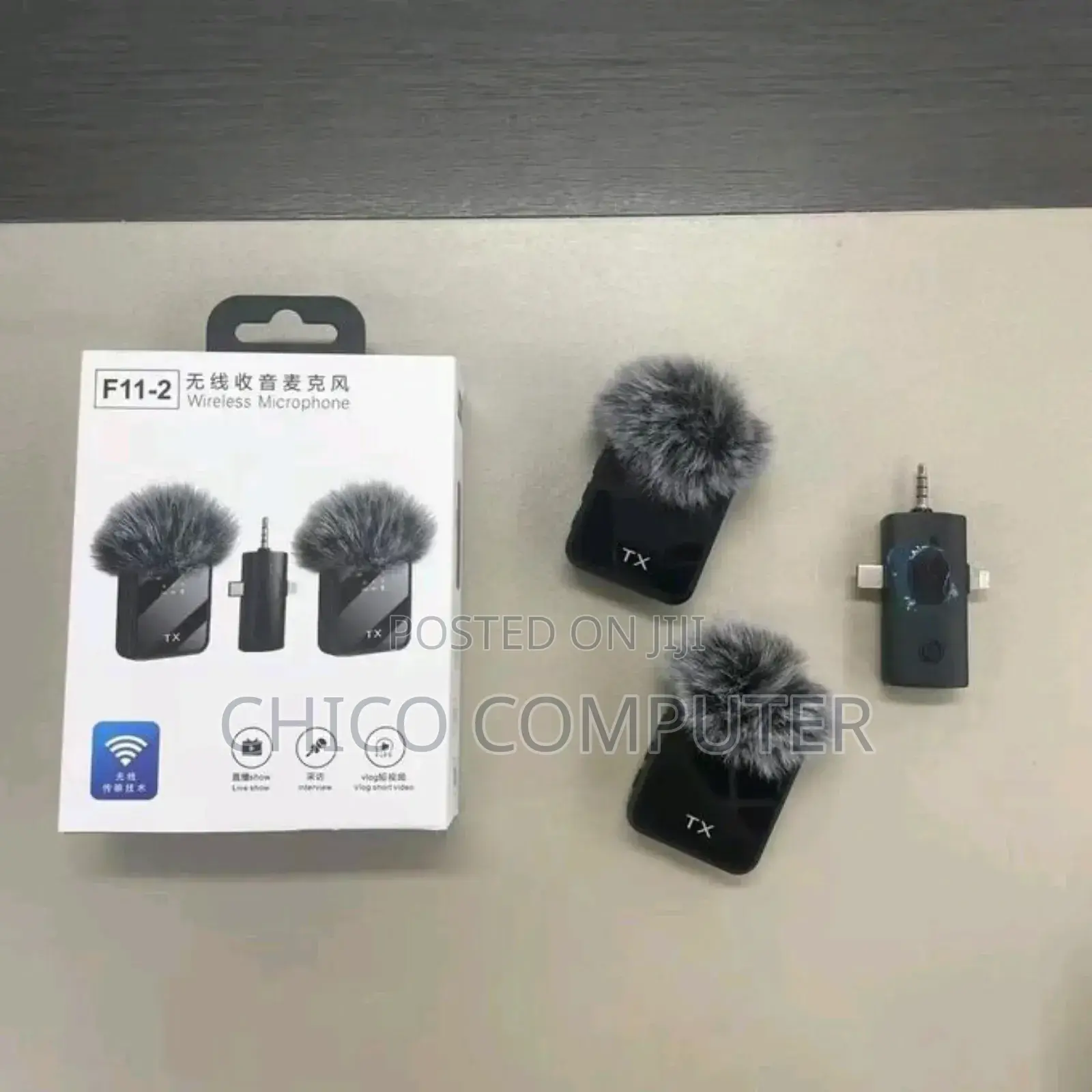 F11 -2 Wireless Microphone Lapel