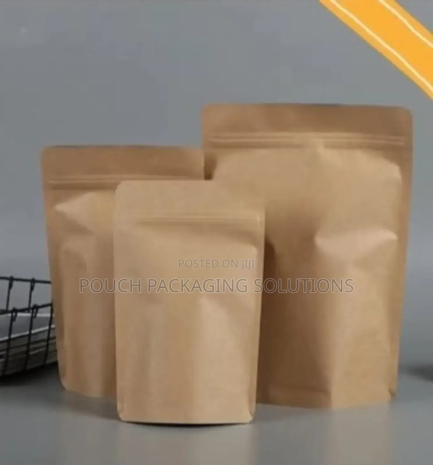 Brown Kraft Paper Pouch [Windowless]