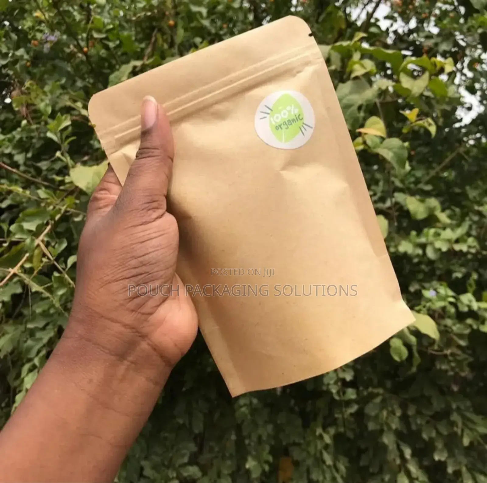 Brown Kraft Paper Pouch [Windowless]