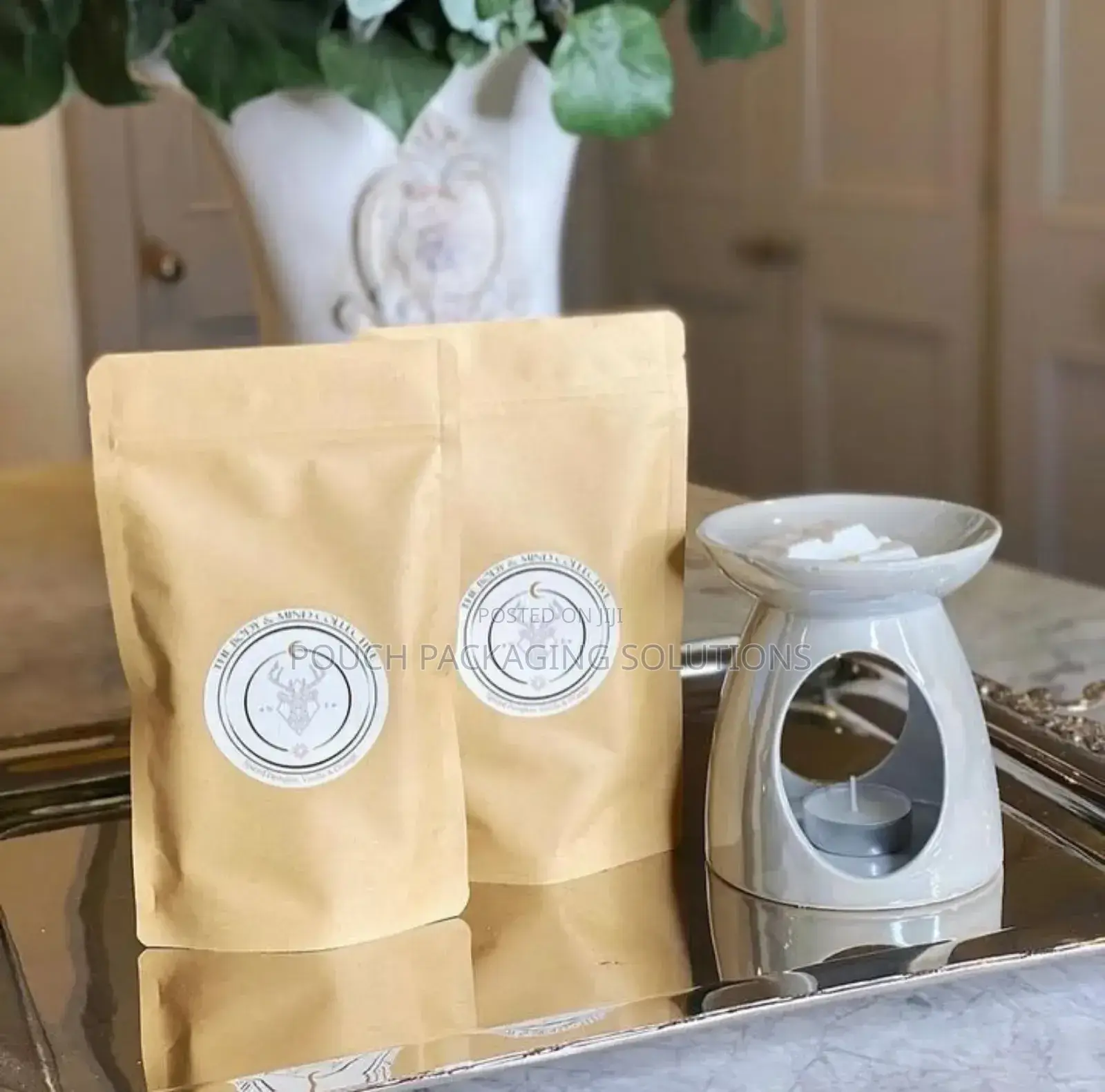 Brown Kraft Paper Pouch [Windowless]