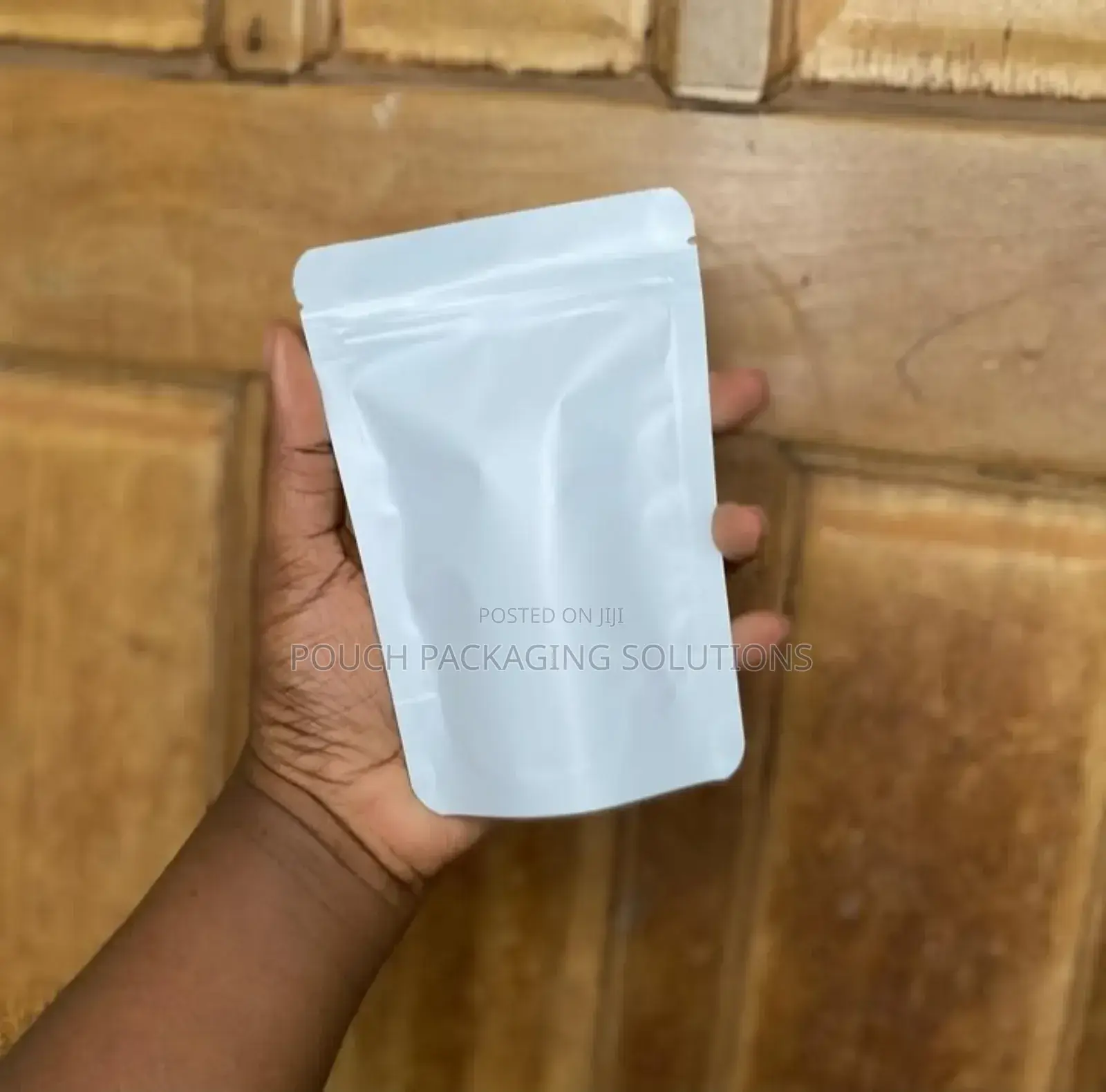 Matte White Windowless Foil Pouches