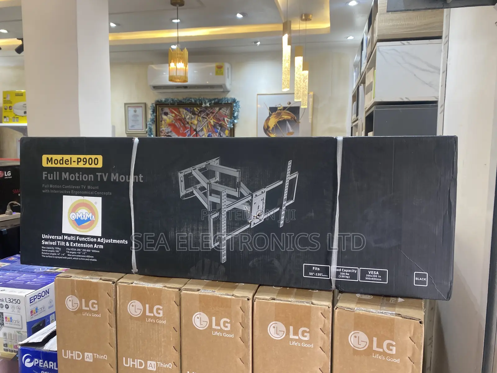 Big Adjustable Tv Mount 50-120”