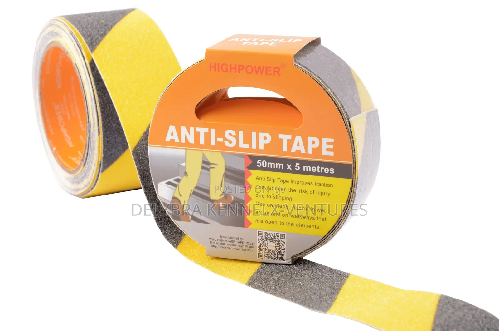 Anti-Slip Tape Black/Yellow 2 Inch