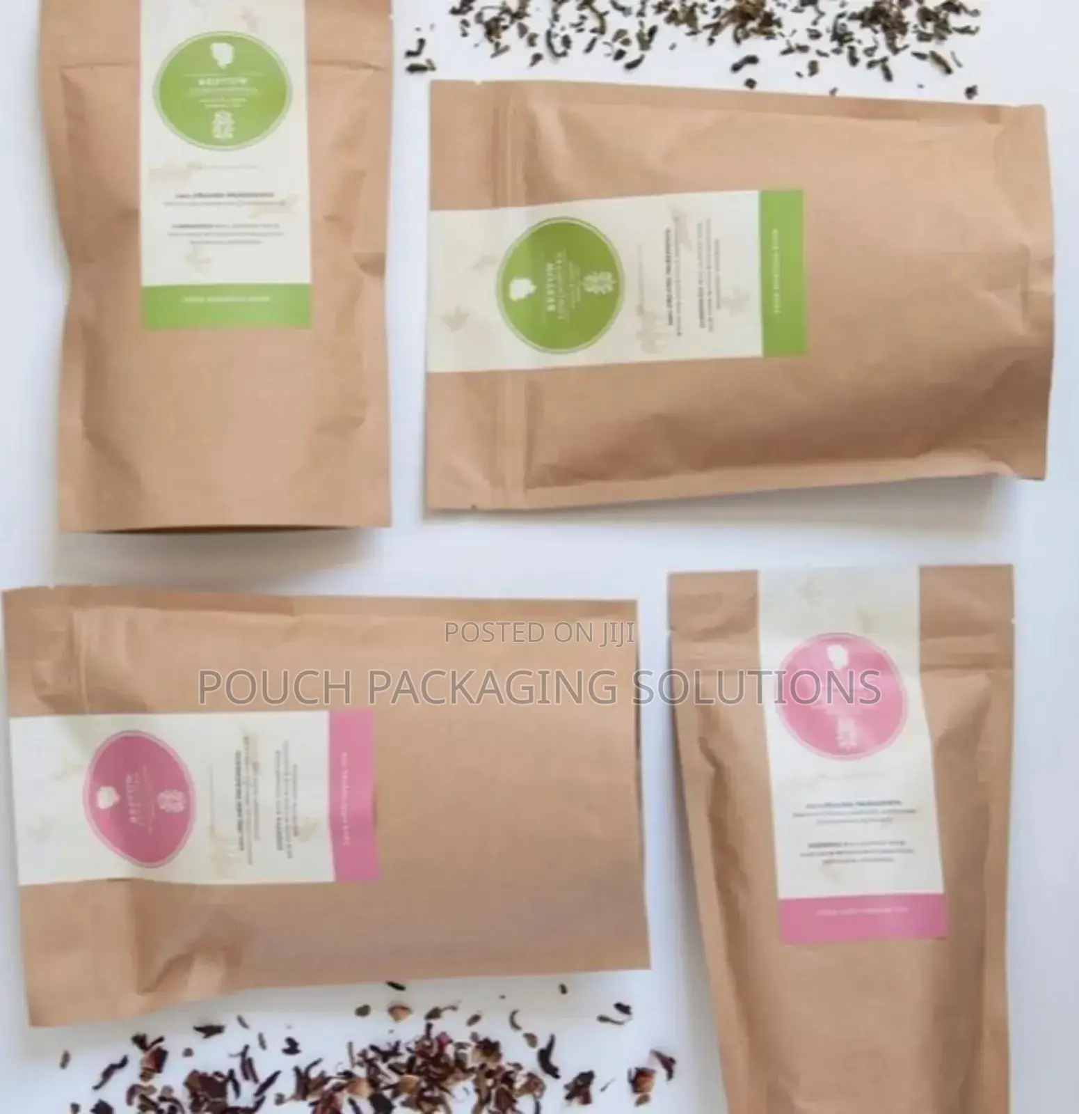 Brown Kraft Paper Pouch [Windowless]
