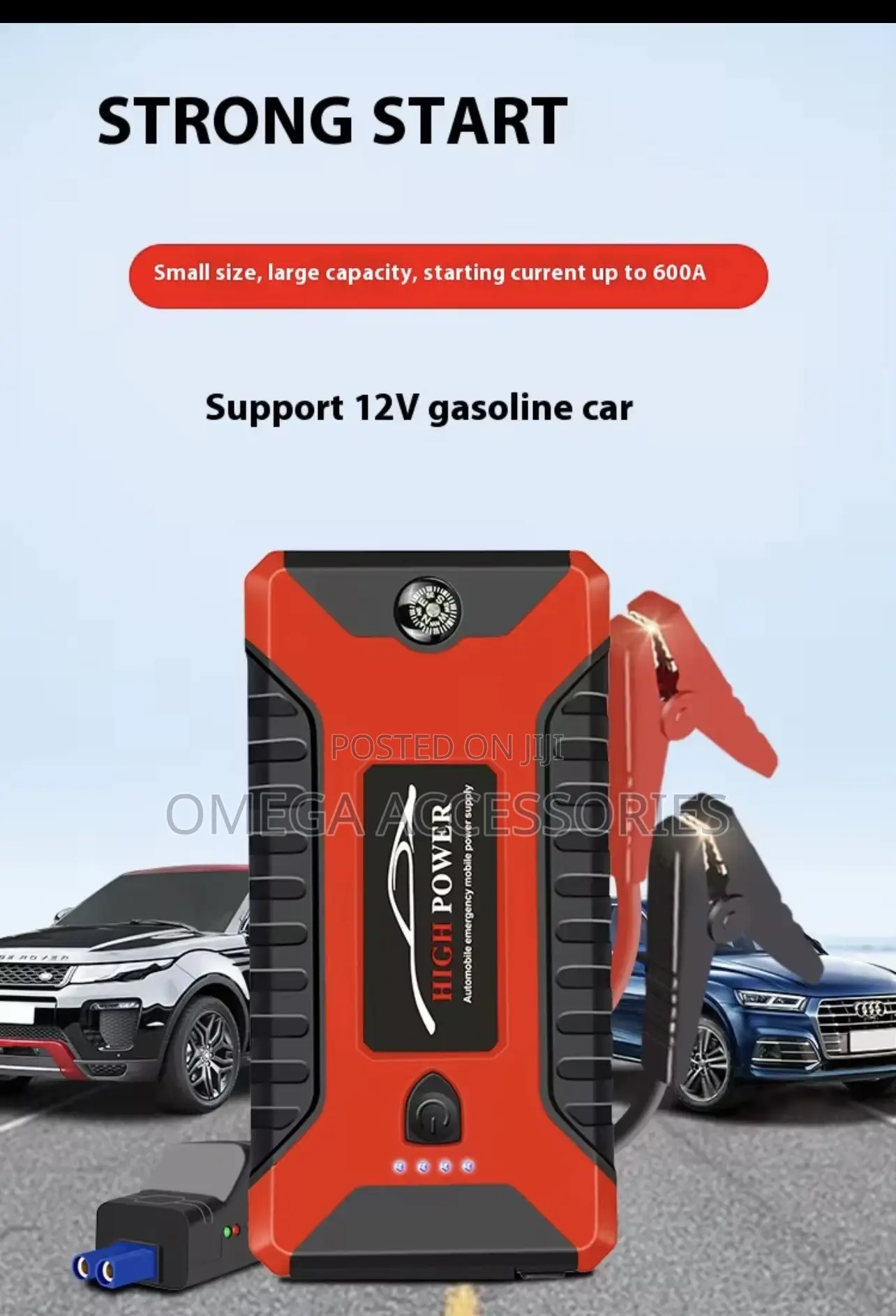 Car Battery Jumper and Tire Pump
