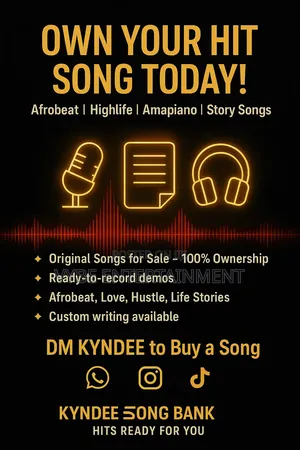 Original Afrobeat Highlife Songs For Sale – Own 100% Rights