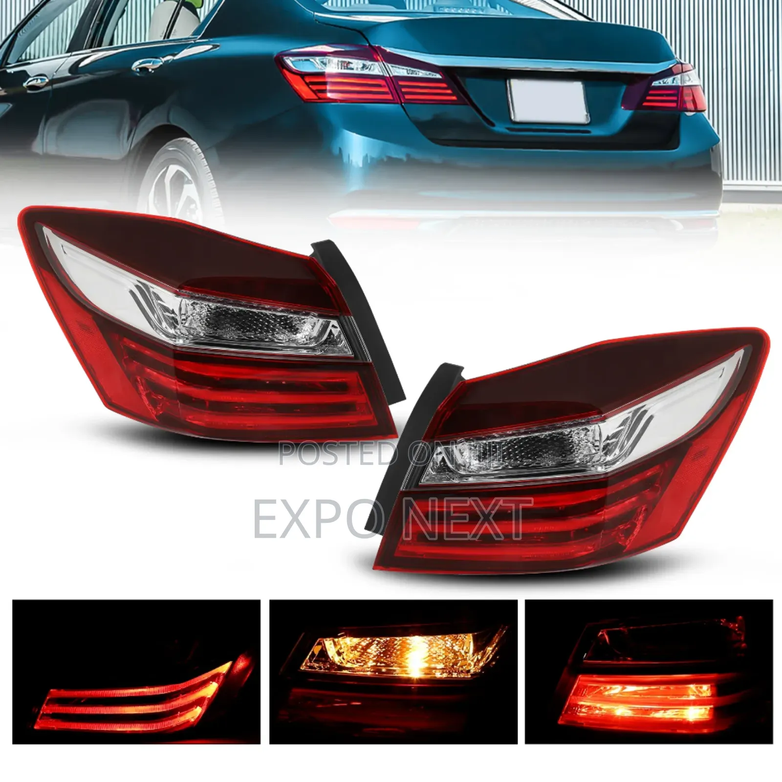 Honda Accord Tail Nights For Sedan 2016-2017