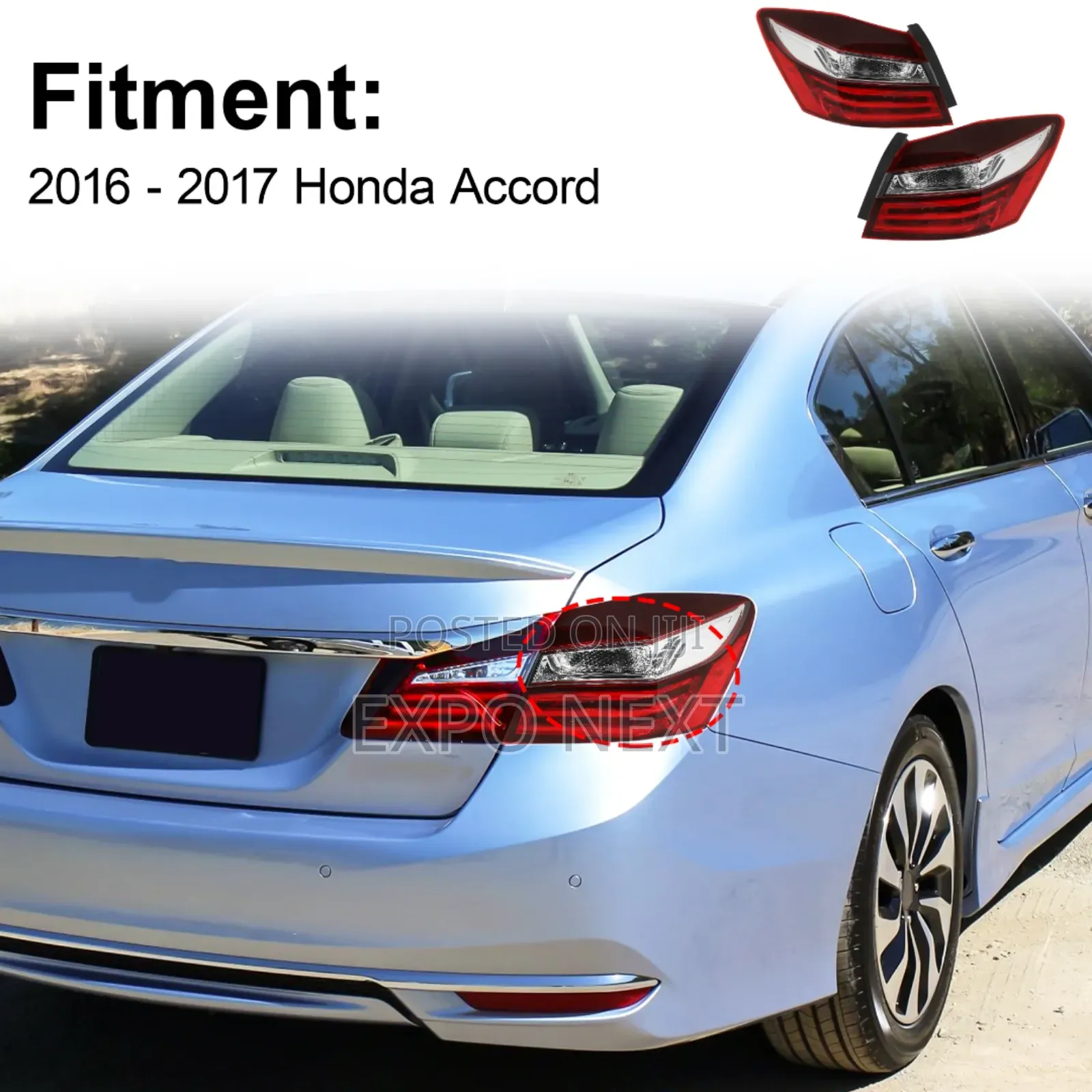 Honda Accord Tail Nights For Sedan 2016-2017