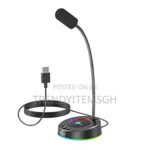 Usb Microphone RGB Color Computer Laptop Microphone
