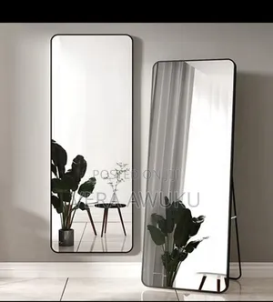 Metallic Standing Mirror