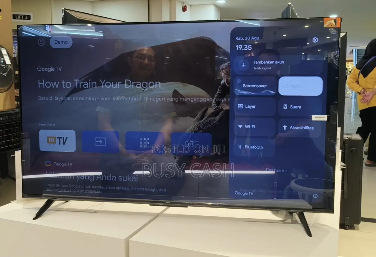 Brand New 2025 TCL 50" Qled Smart Android Tv