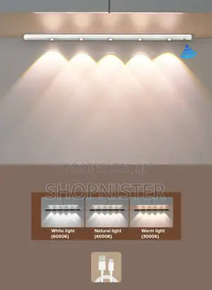 23.6" Under Cabinet Light -motion Sensor 5 Leds Rechargeable