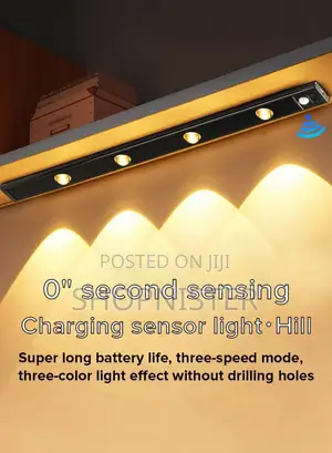 23.6" Under Cabinet Light -motion Sensor 5 Leds Rechargeable