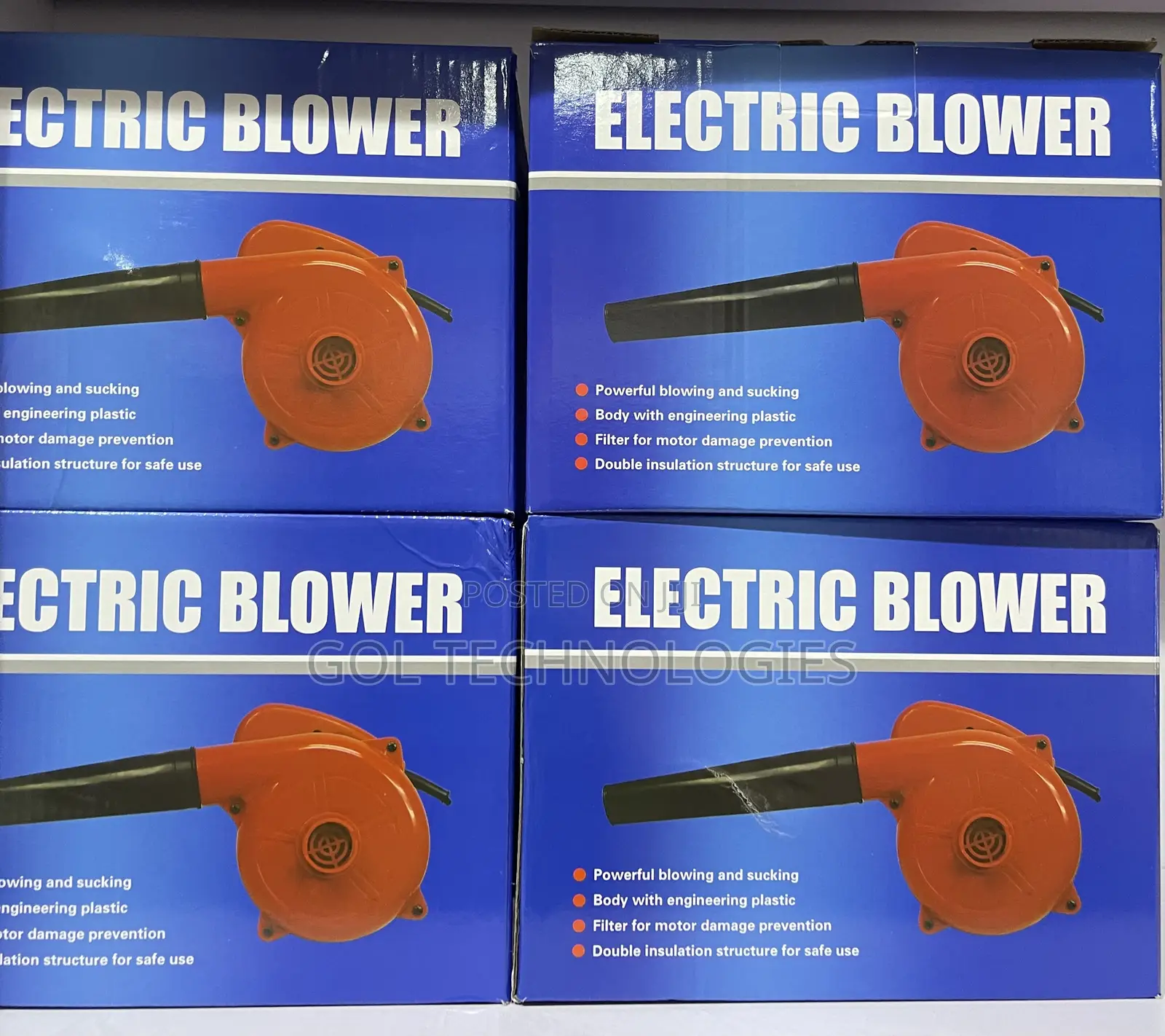 Electric Air Blower 800w Dust Blower Powerful Blowing And Sucking