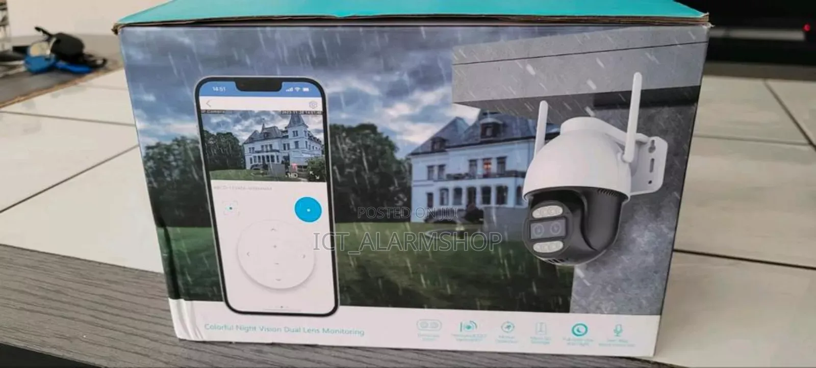4g Surveillance Camera With Dual Lens Intelligent Detection