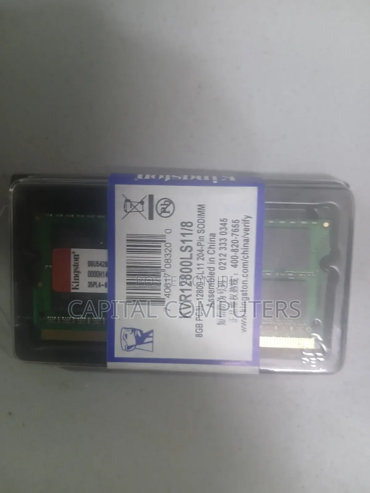 Laptop Ram 8gig Ddr3l