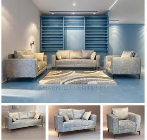 Quality Golden Sofa Set 3-2-1