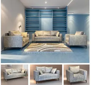 Quality Golden Sofa Set 3-2-1