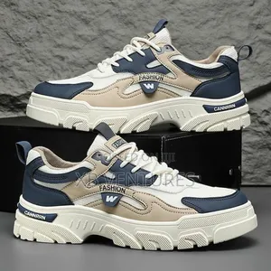 Men's Non-Slip Wear-Resistant Low-Top Skateboard Shoes