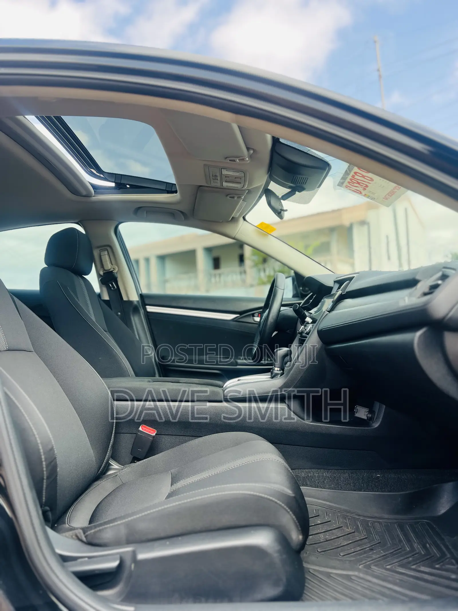 Honda Civic EX Sedan 2019 Black