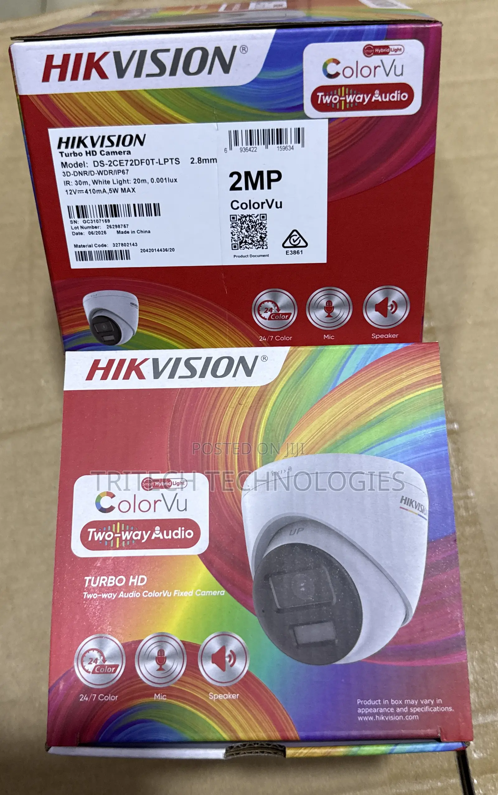 Hikvision Ds-2ce10df0t-LPTS 2mp Two Way Audio Fullcolor Indoor Camera