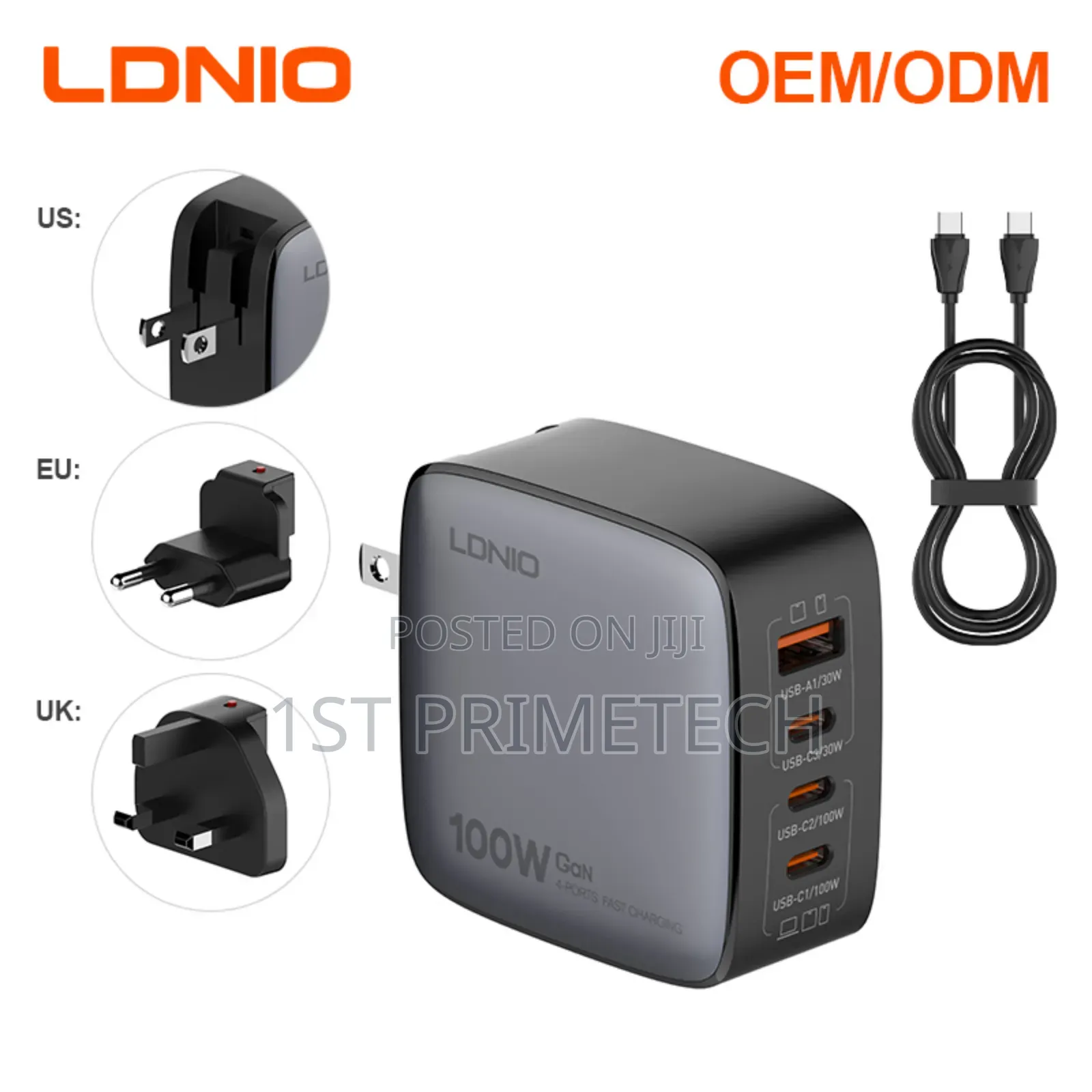 Ldnio 100w Charging Adapter+C to C Cable