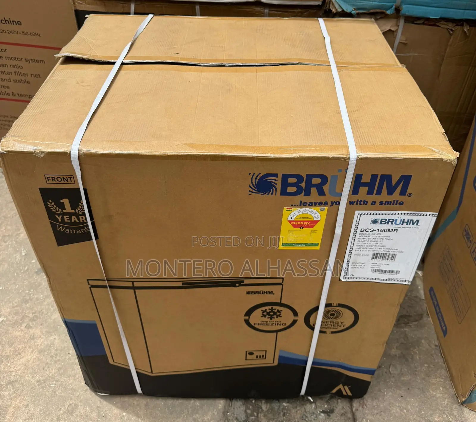 Bruhm Chest Freezer Bcs-160mr