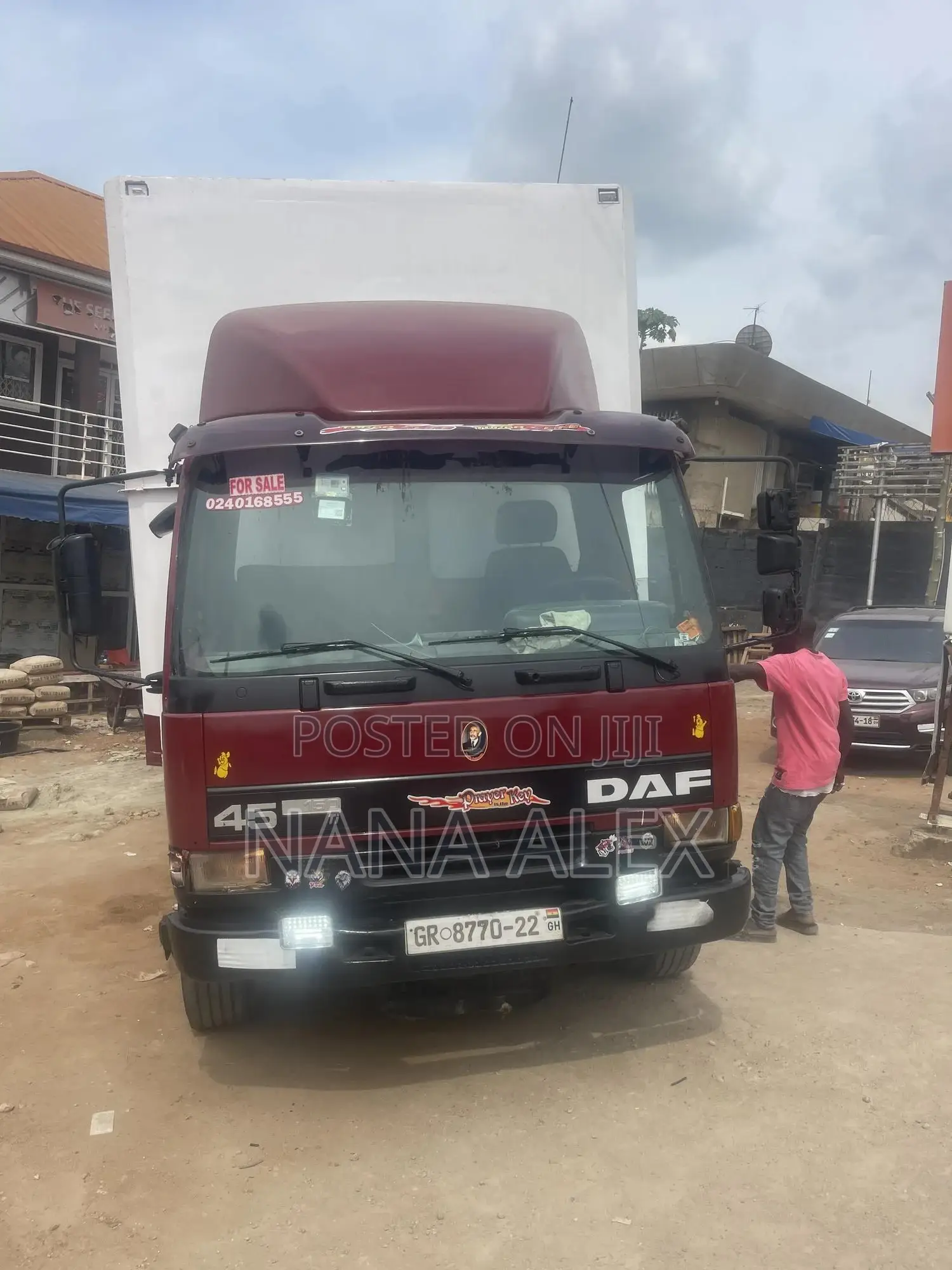 Daf Lf45 Container Double Axle Good Price Sale