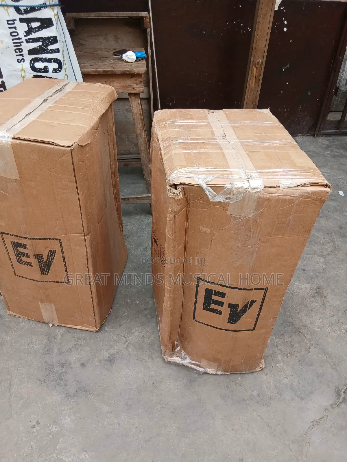 A Pair of Ev Passive Stage Monitor
