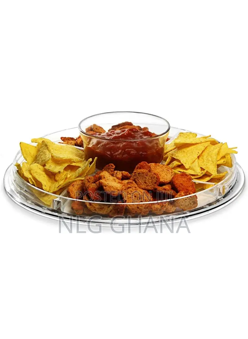 Glass Cake Stand With Dome Cover - Multi-Tier Serving Platter. Ghx6832