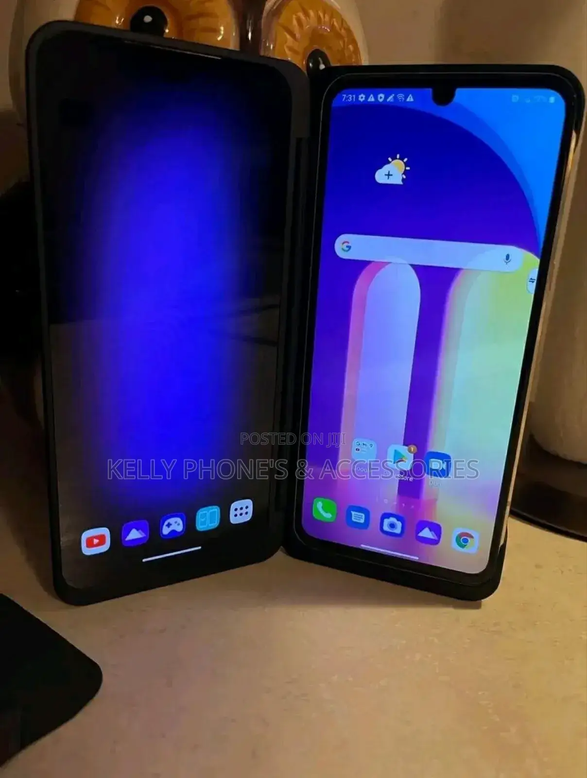 New LG V60 ThinQ 5G 256 GB Black