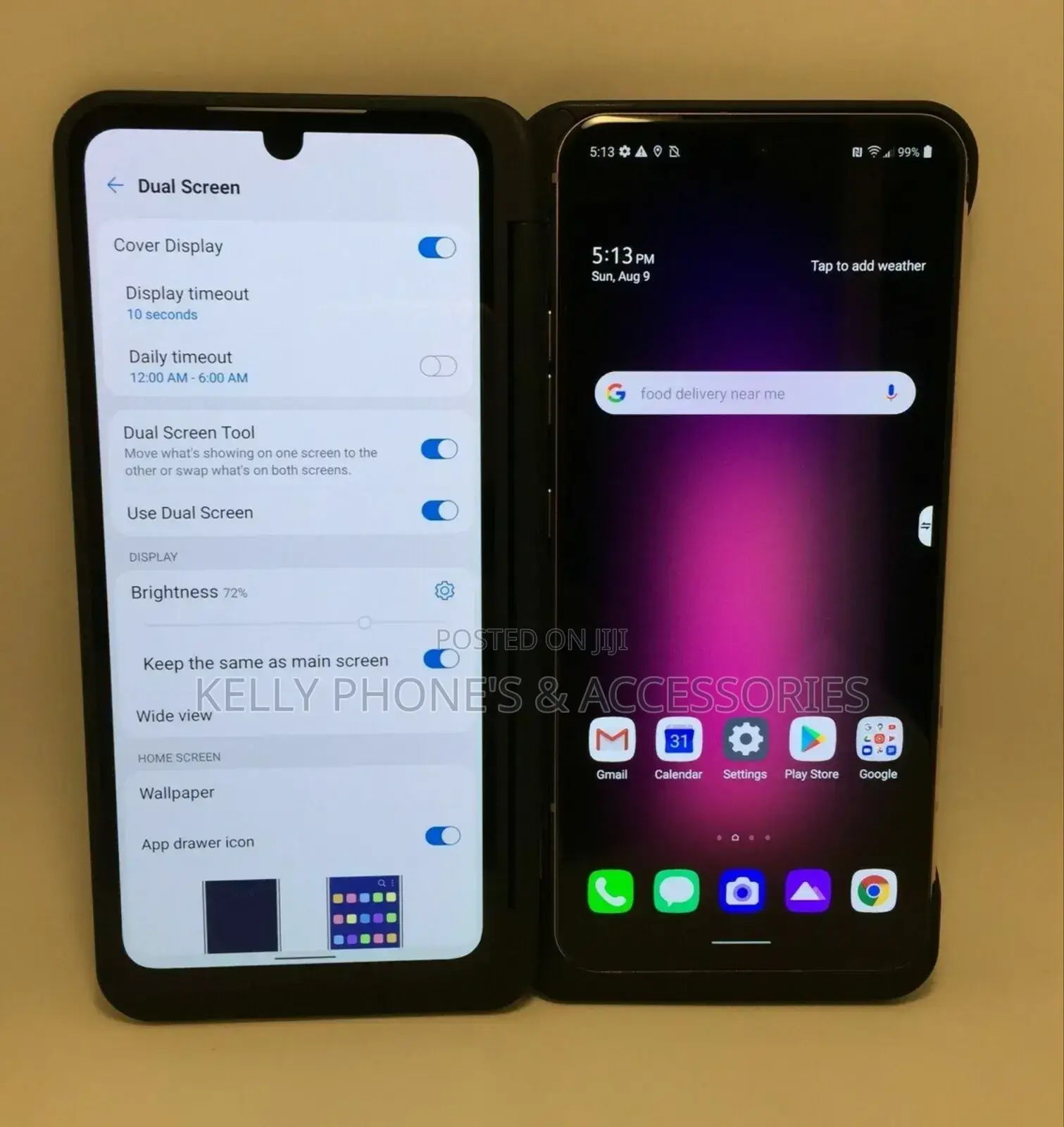 New LG V60 ThinQ 5G 256 GB Black