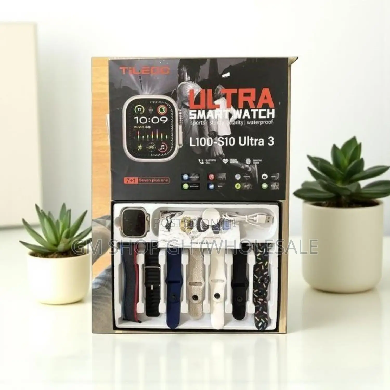 Tilecc Ultra Smartwatch With 7 in 1 (23466)