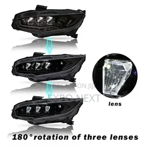 Full Led Headlights For 10th Gen Honda Civic 2016-2022