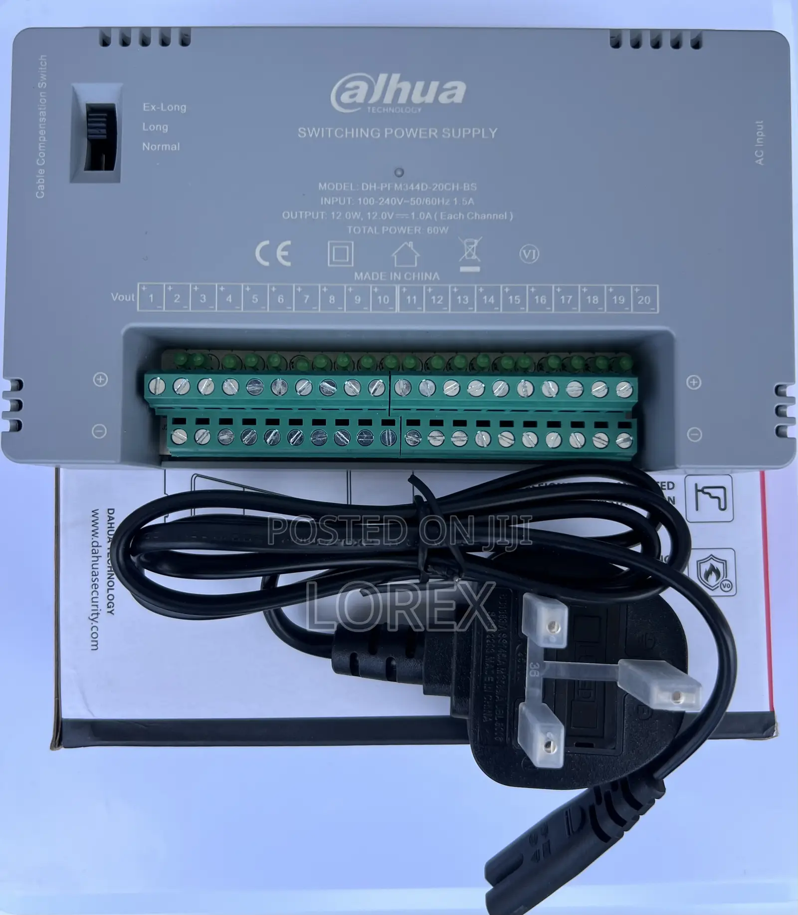 Dahua 20ch Power Supply 20a Pfm344d-20ch