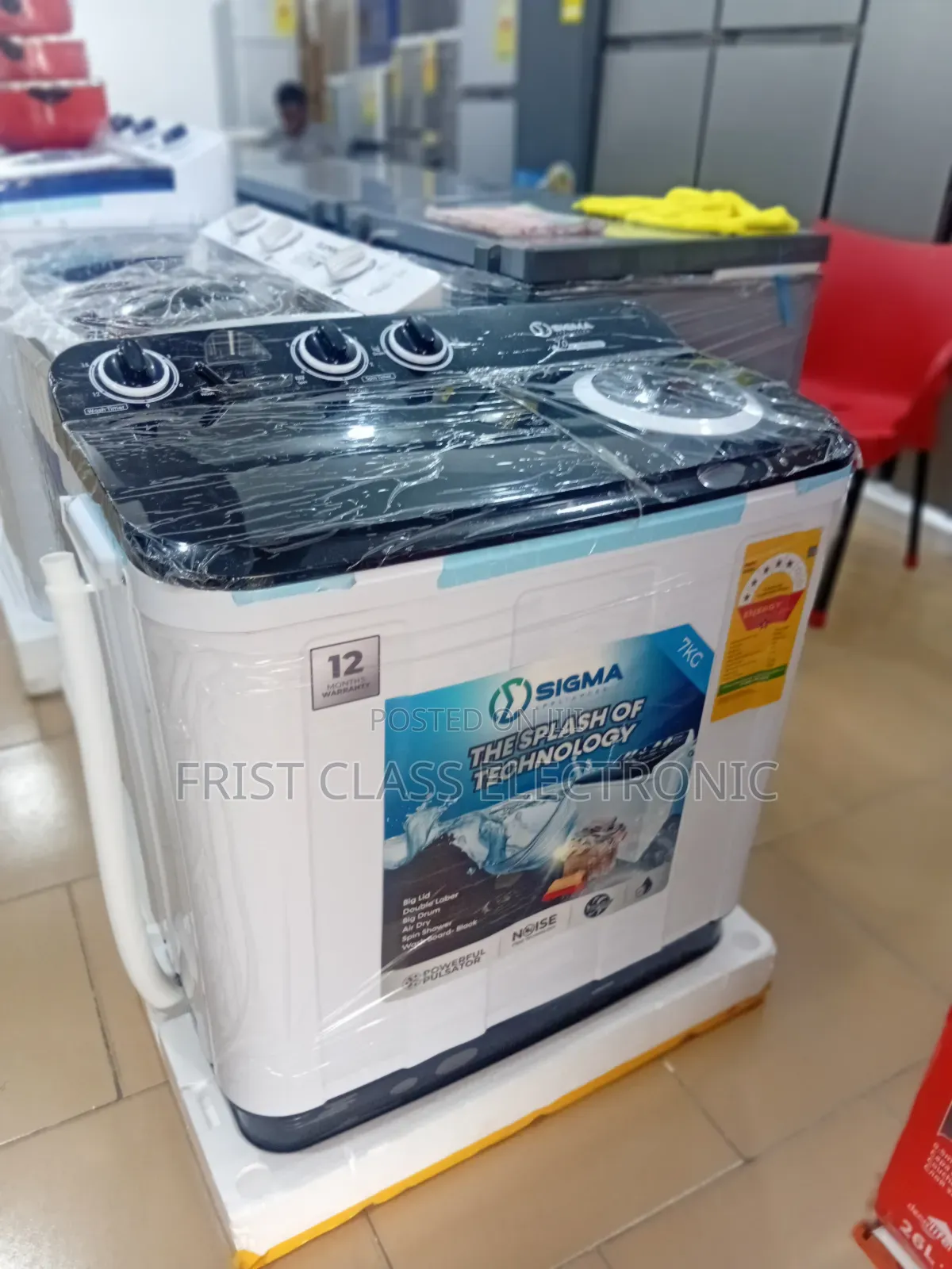 Super Silent Washing Machine Top Load 7kg