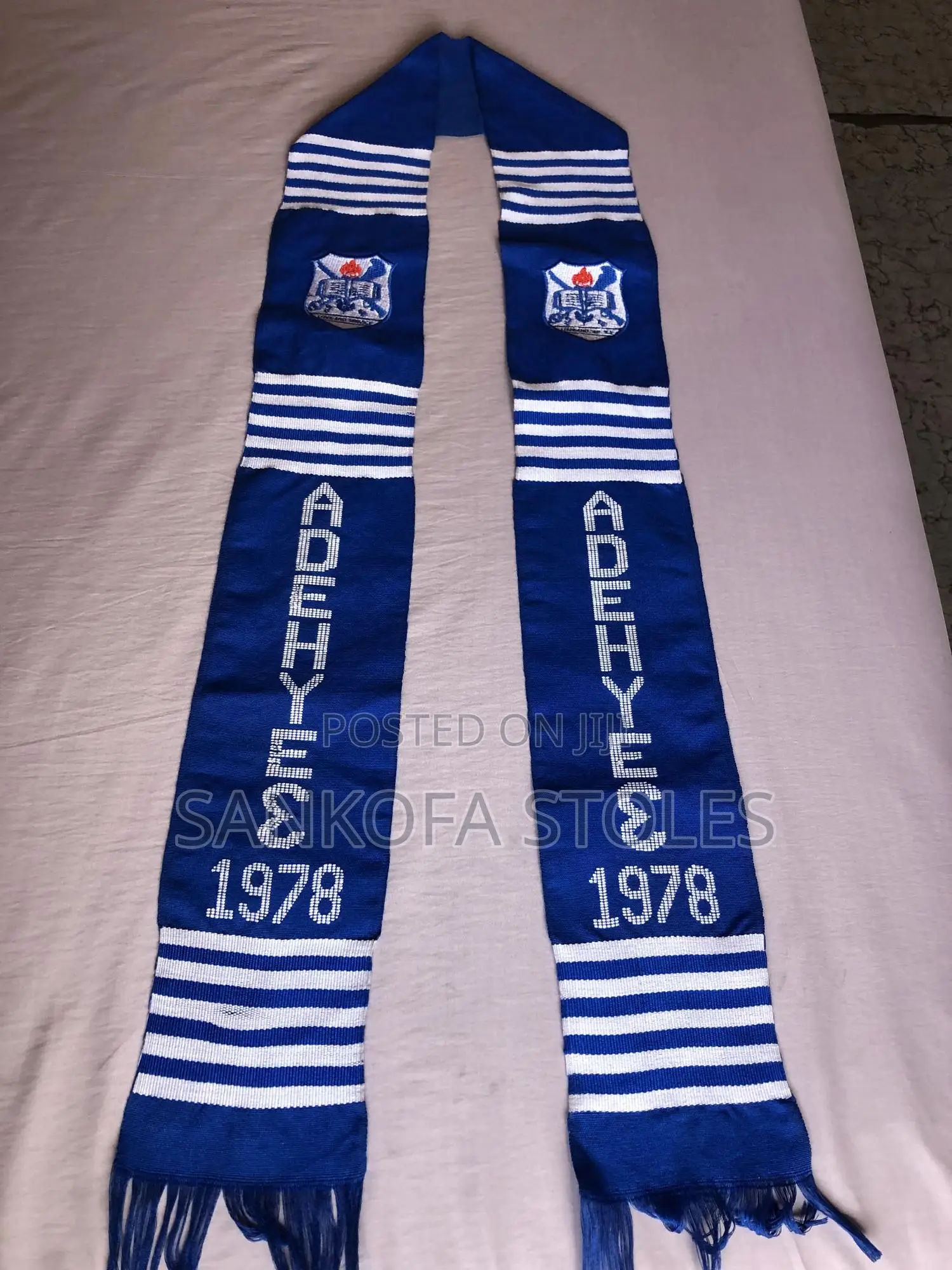 Customizable Handwoven Embroidery Sash