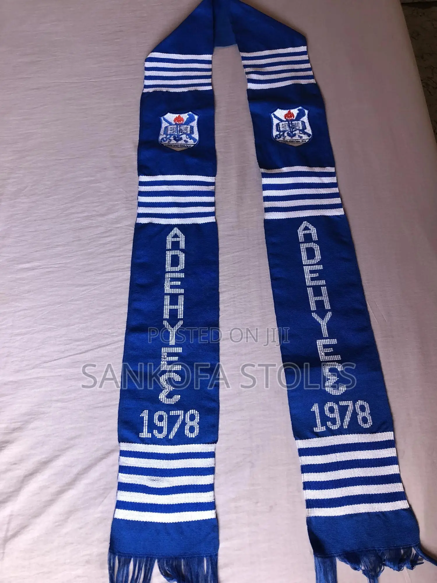 Customizable Handwoven Embroidery Sash