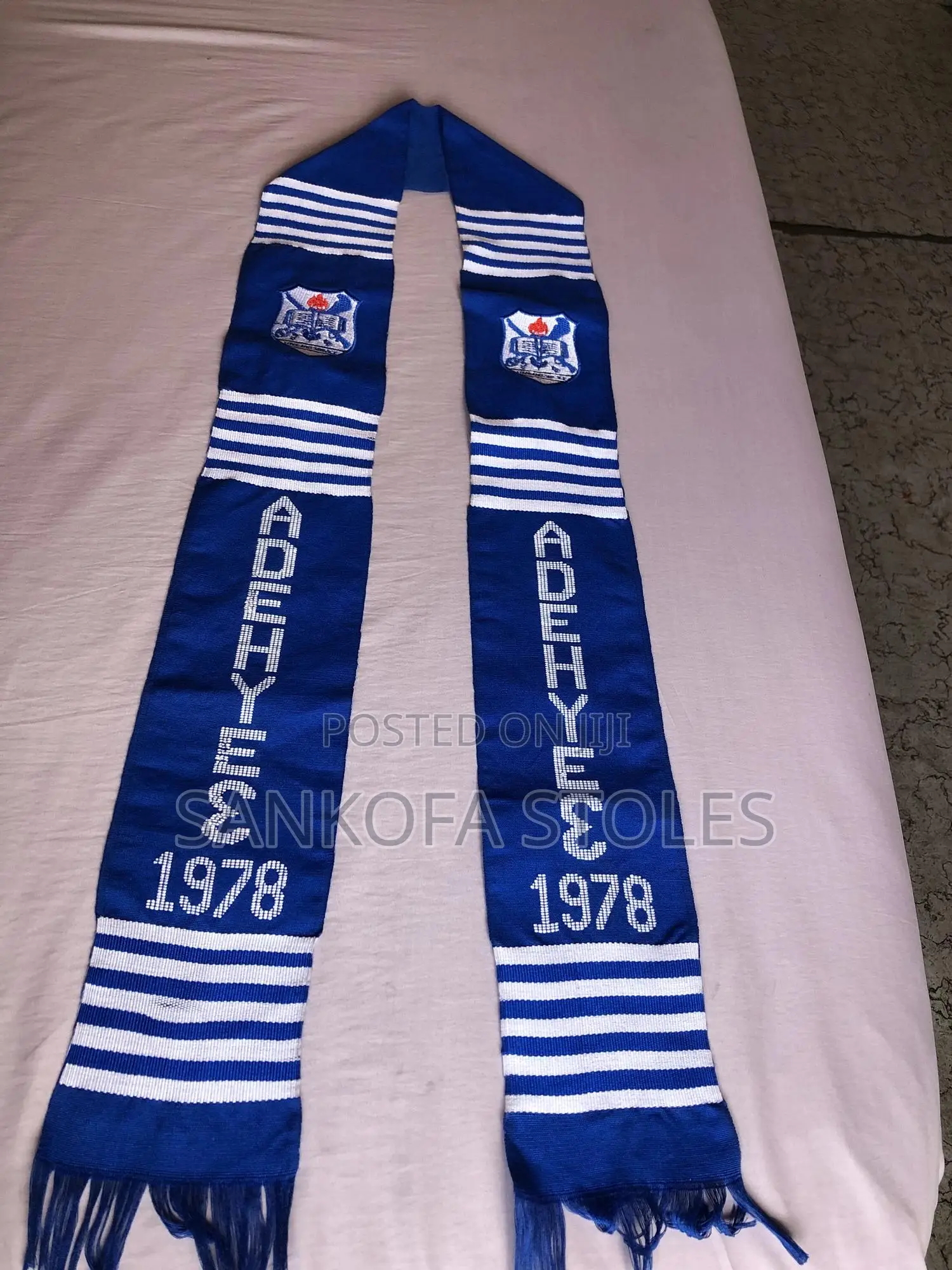 Customizable Handwoven Embroidery Sash