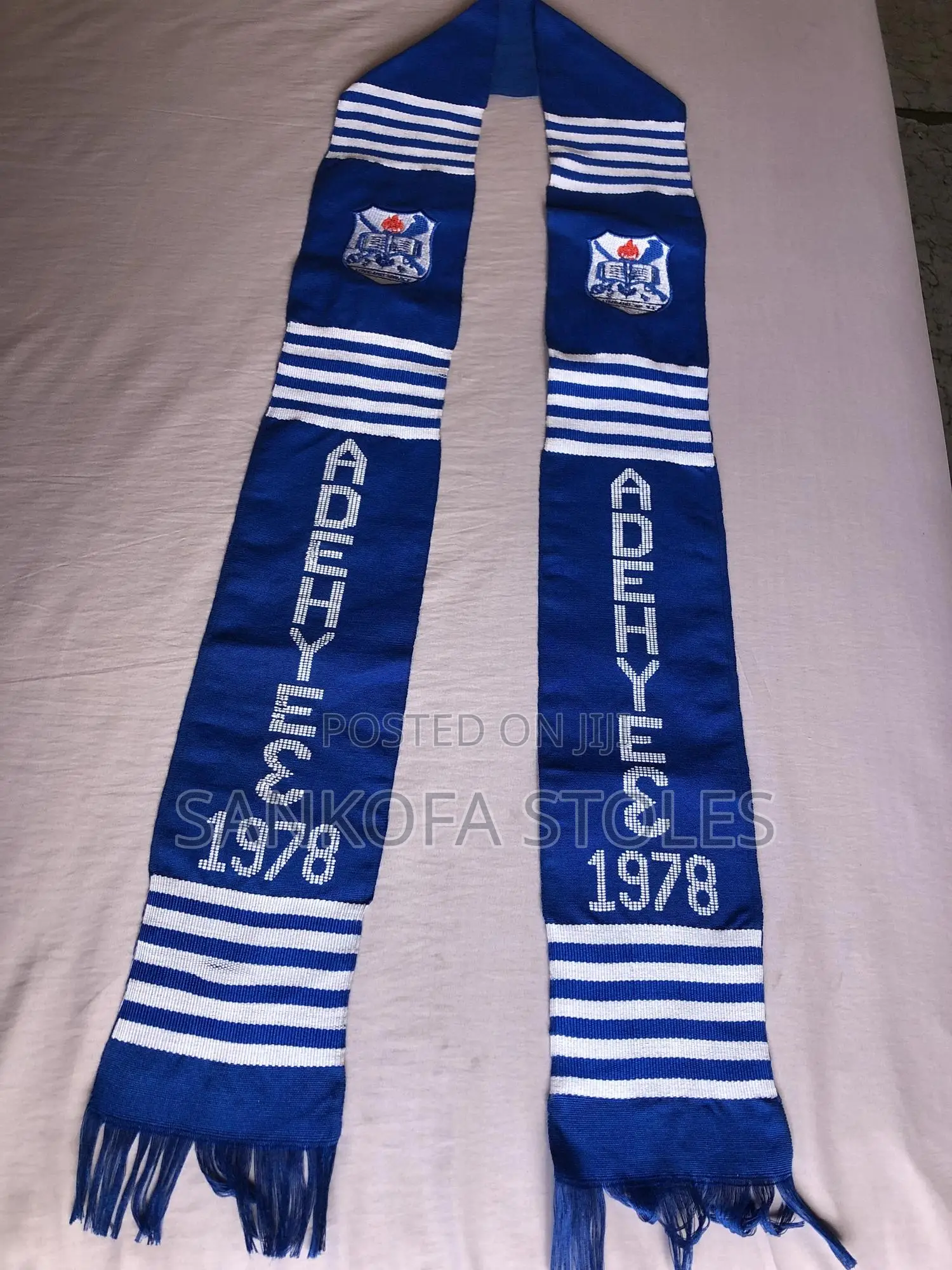 Customizable Handwoven Embroidery Sash