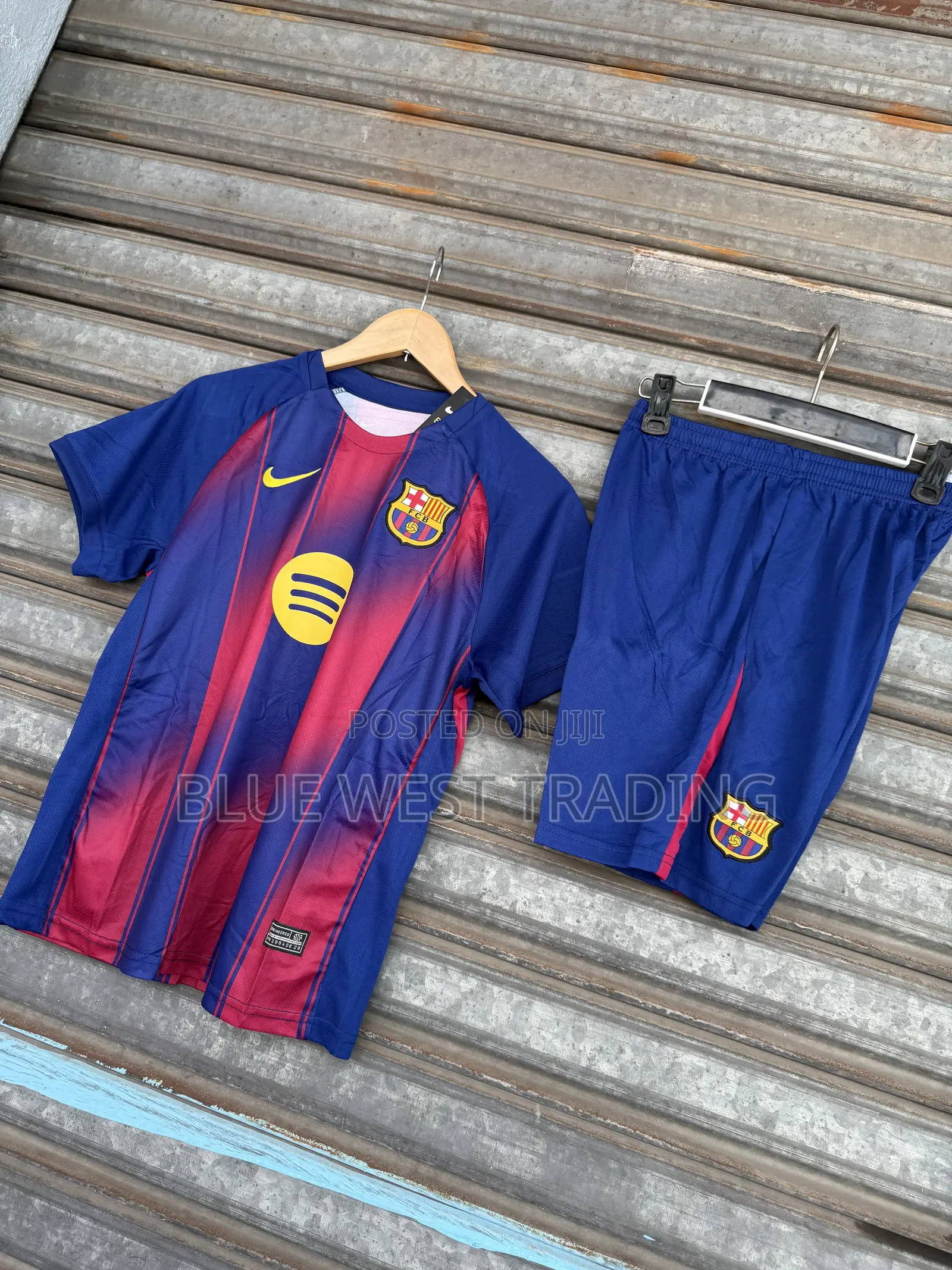 Barcelona 2025/2026 Home Jersey For Children _ Barcelona Kids Jersey