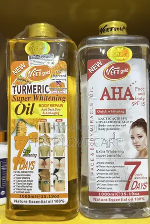 Veet Gold Turmeric Super Whitening Oil
