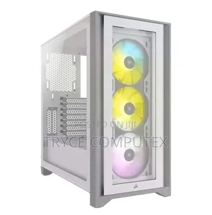 Corsair Icue 4000x RGB Tempered Glass Mid-Tower Atx Pc Case