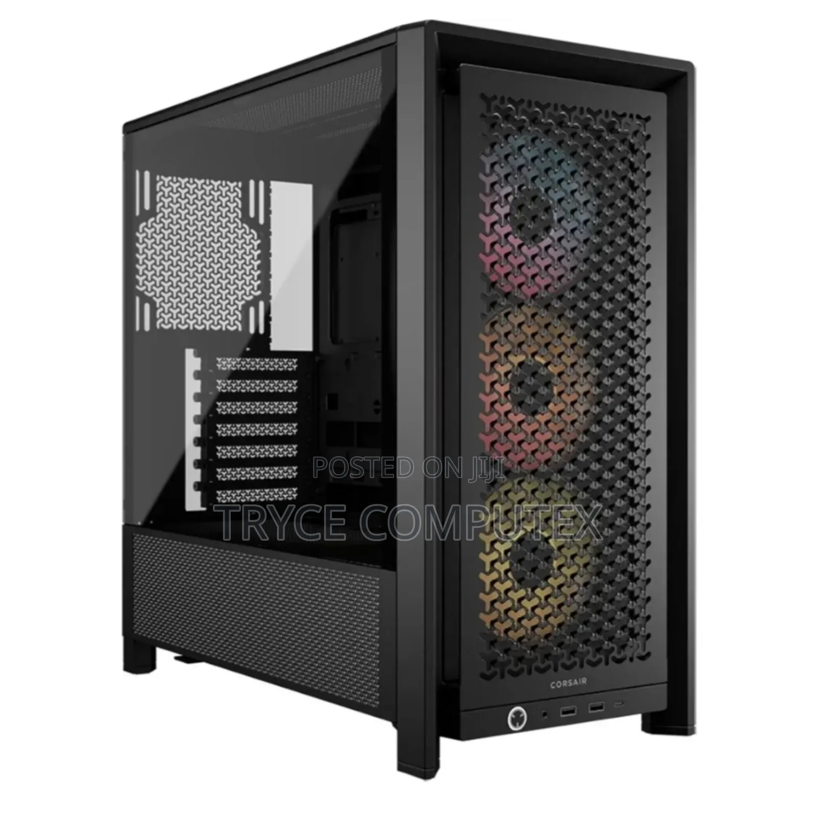 Corsair 4000d Rs Argb Frame Modular Mid-Tower Atx Pc Case