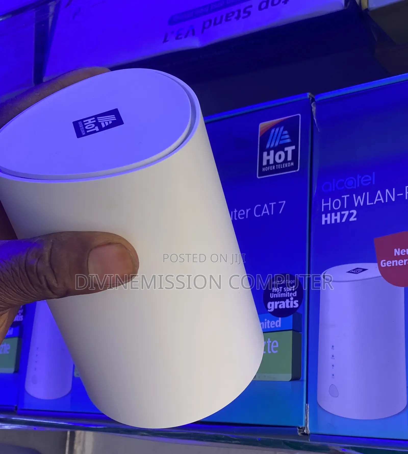 Alcatel, Hotwlan-Router Cat 7,Hh72 .Hot Hofer Telekom