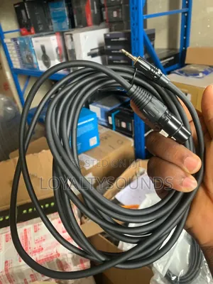 5 Meters Female Xlr To Small Pin Jack Cable