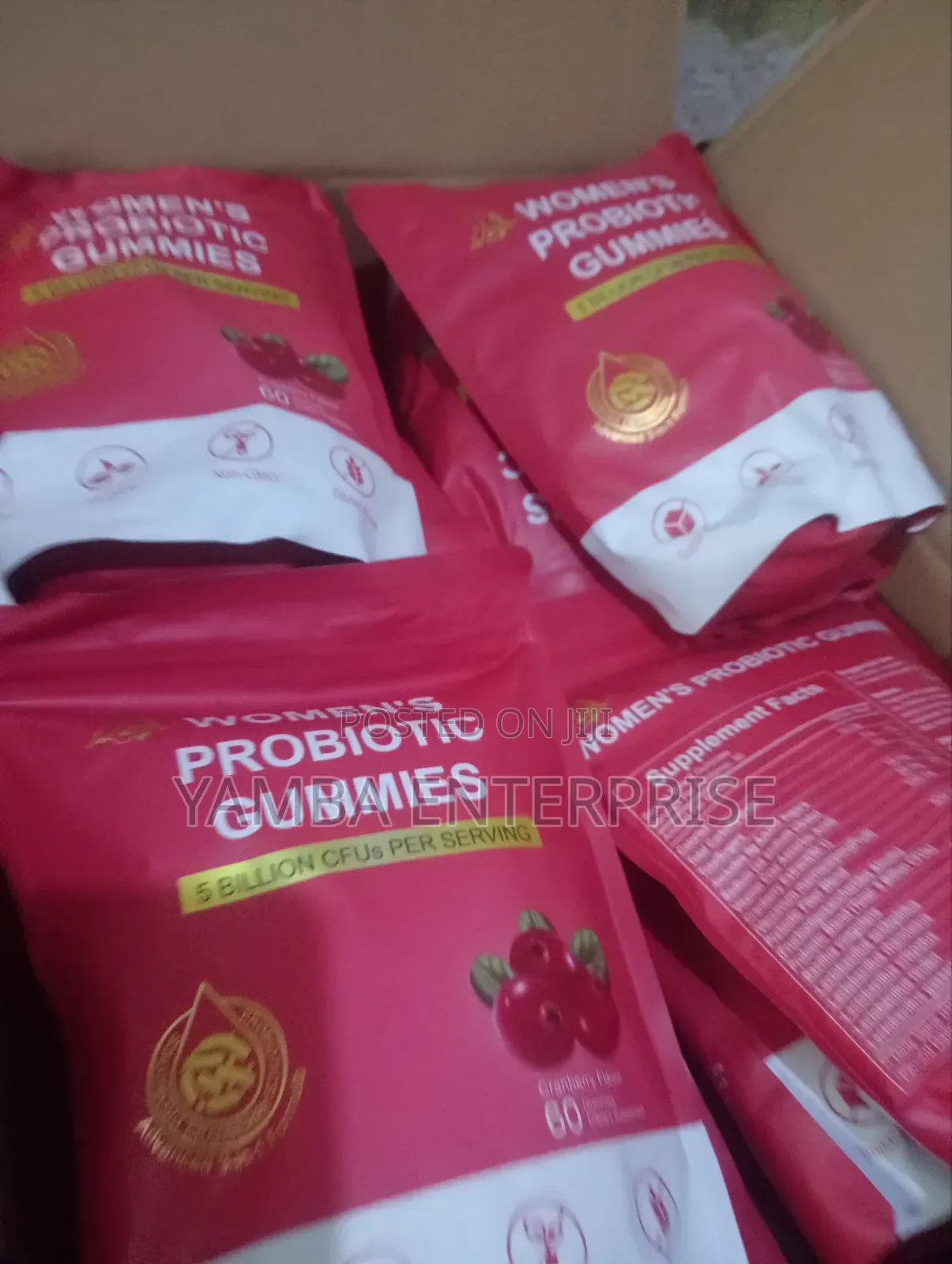 Women’S Probiotic Gummies – Cranberry Flavor (60 Gummies)