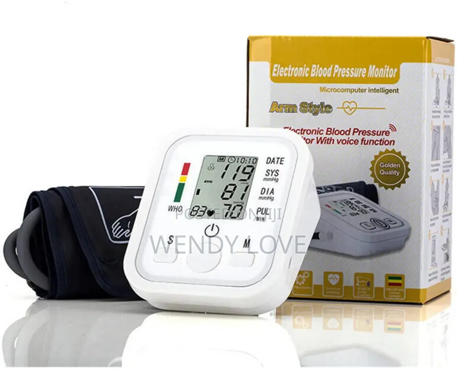 Digital Blood Pressure Monitor , Heart Health. Monitor Heart Rate .